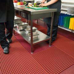 Rubber kitchen flooring