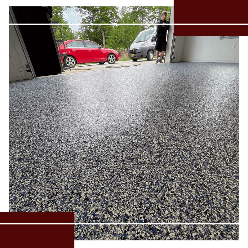 Image of a garage floor