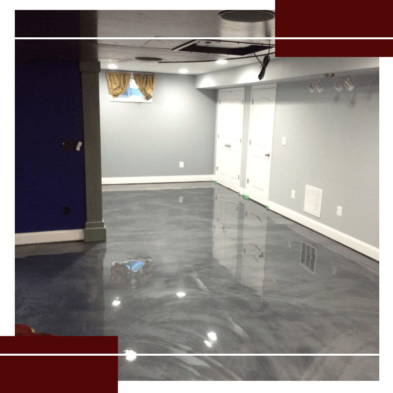 Image of a home with an epoxy floor