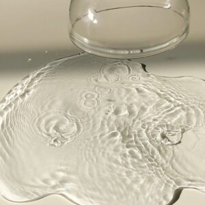 water spilled from a glass