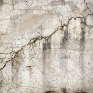 Cracked concrete