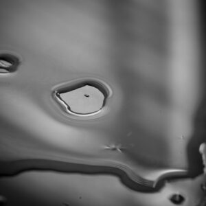 Resting water on a surface