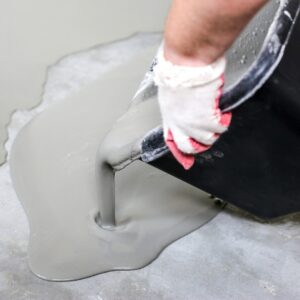 Pouring epoxy